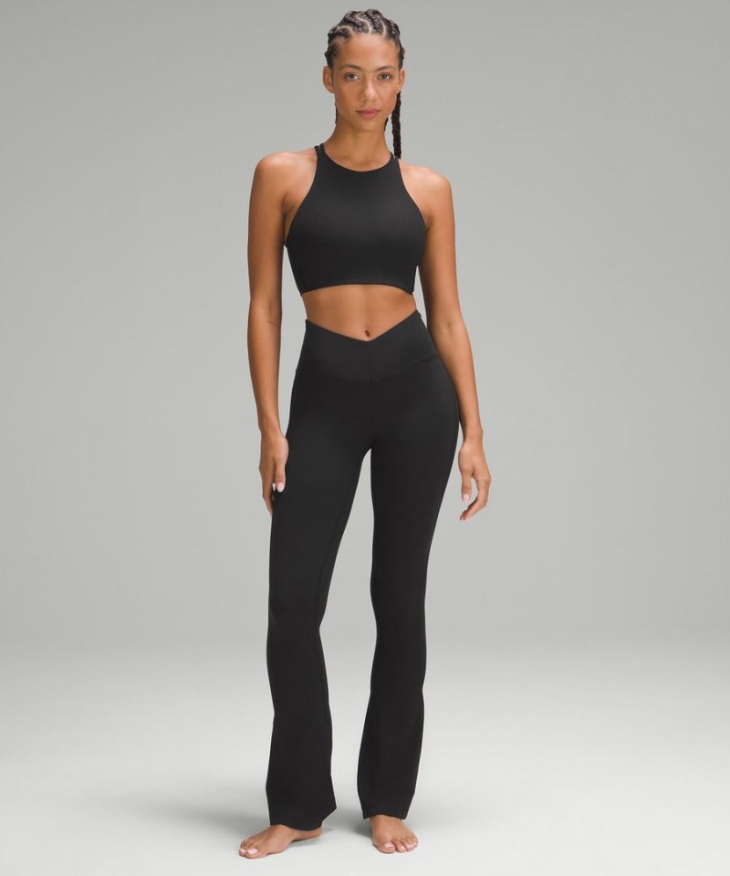 Leggins Lululemon Align™ V-Cintura Mini-Flared Mujer Negras Chile | 183PMFAIJ