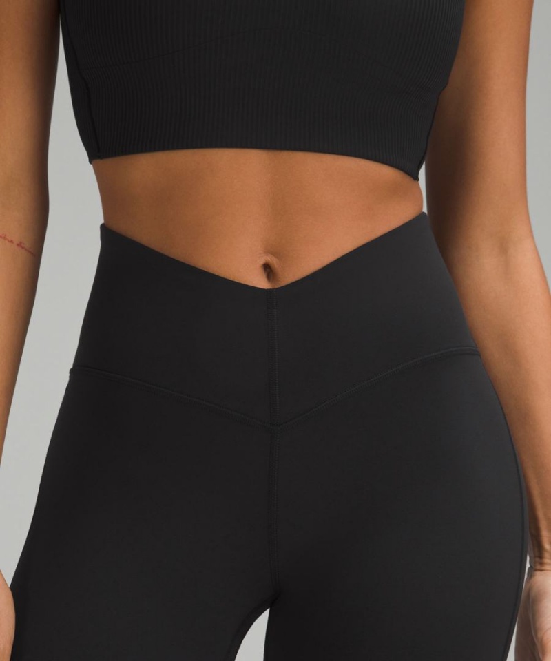 Leggins Lululemon Align™ V-Cintura Mini-Flared Mujer Negras Chile | 183PMFAIJ