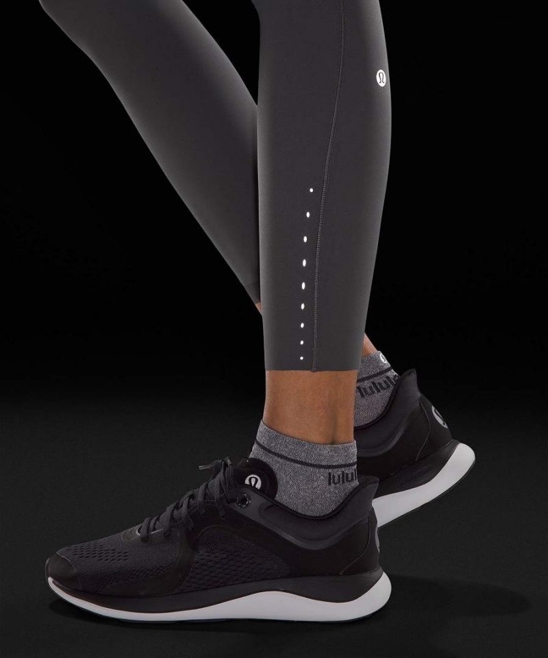 Leggins Lululemon Fast and Free High-Rise 25” Pockets Updated Mujer Gris Oscuro Chile | 341HFPZUQ