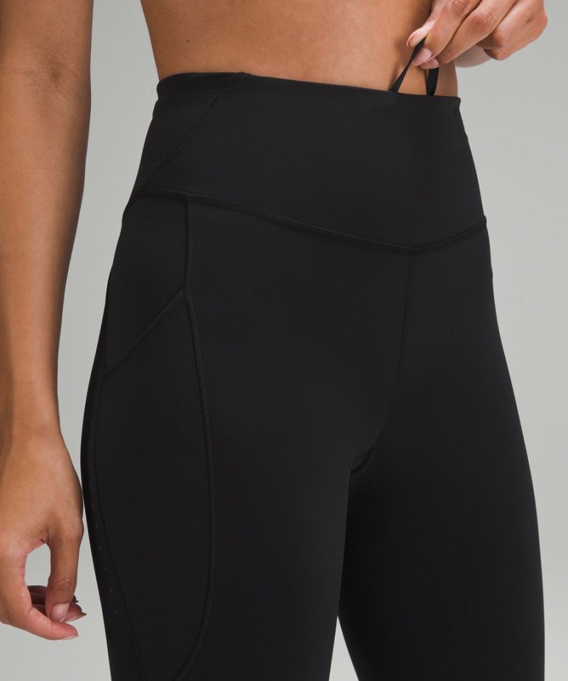 Leggins Lululemon Fast and Free High-Rise 25” Pockets Updated Mujer Negras Chile | 670JIKDGN