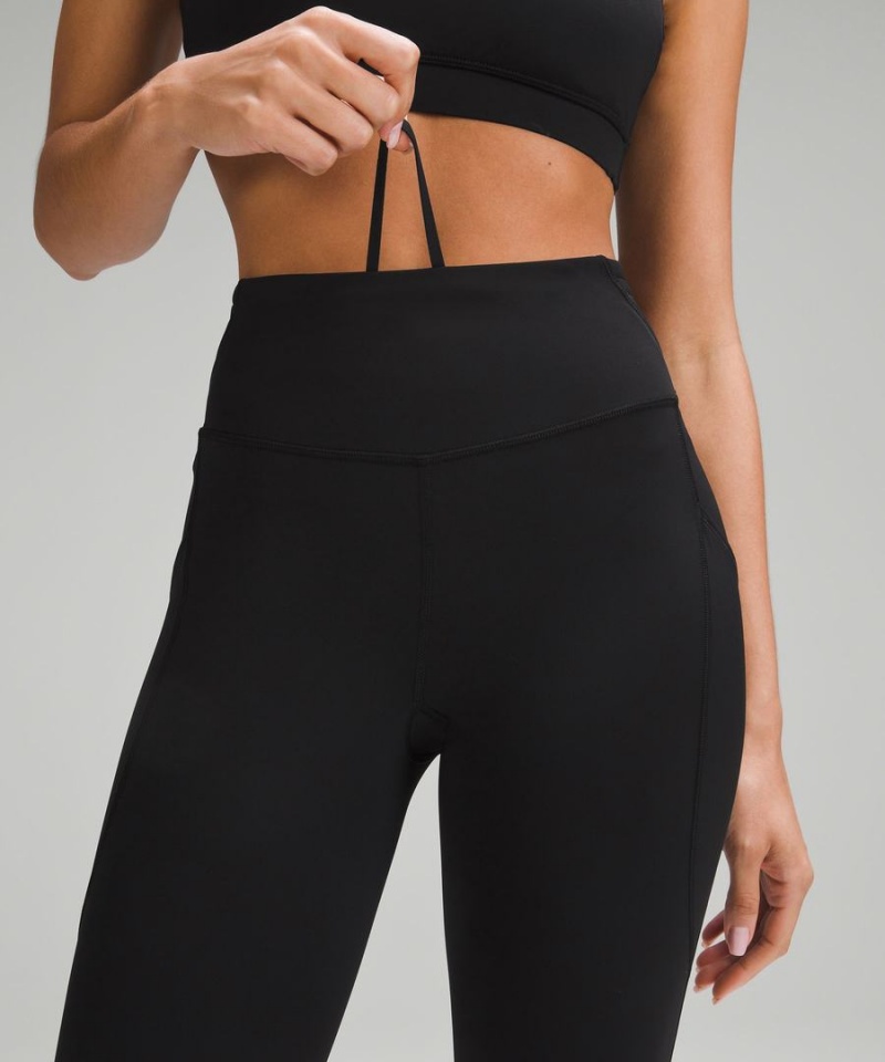 Leggins Lululemon Fast and Free High-Rise 28” Pockets Updated Mujer Negras Chile | 069ZTMEWO