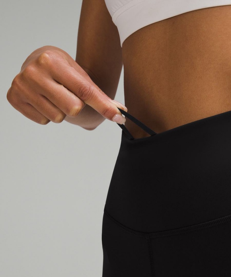 Leggins Lululemon Fast and Free High-Rise Crop with Pockets 19 Mujer Negras Chile | 247GXFJDS