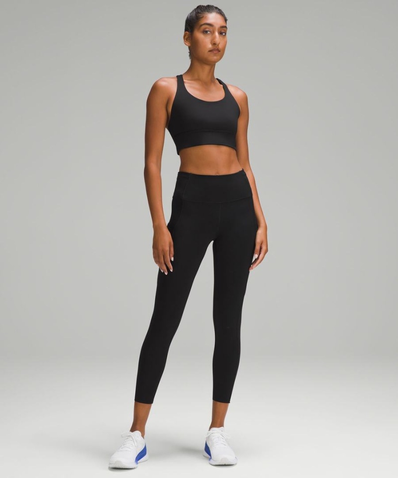 Leggins Lululemon Fast and Free High-Rise 25” Mujer Negras Chile | 156TUWSAY