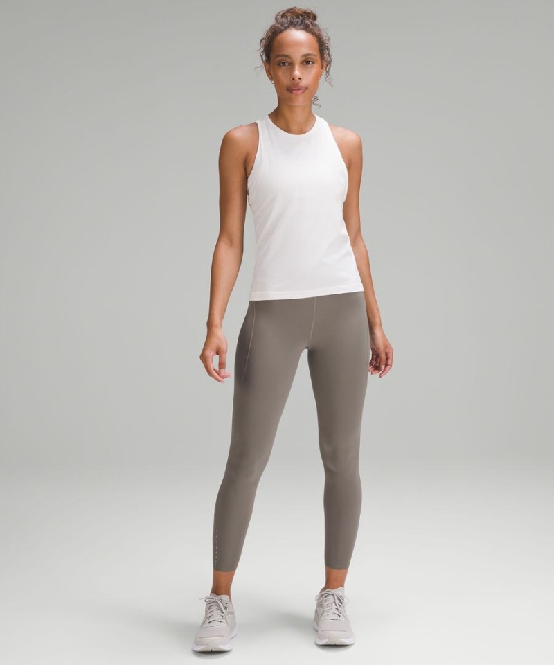 Leggins Lululemon Fast and Free High-Rise 25” Pockets Updated Mujer Gris Oscuro Chile | 985VJAIPF