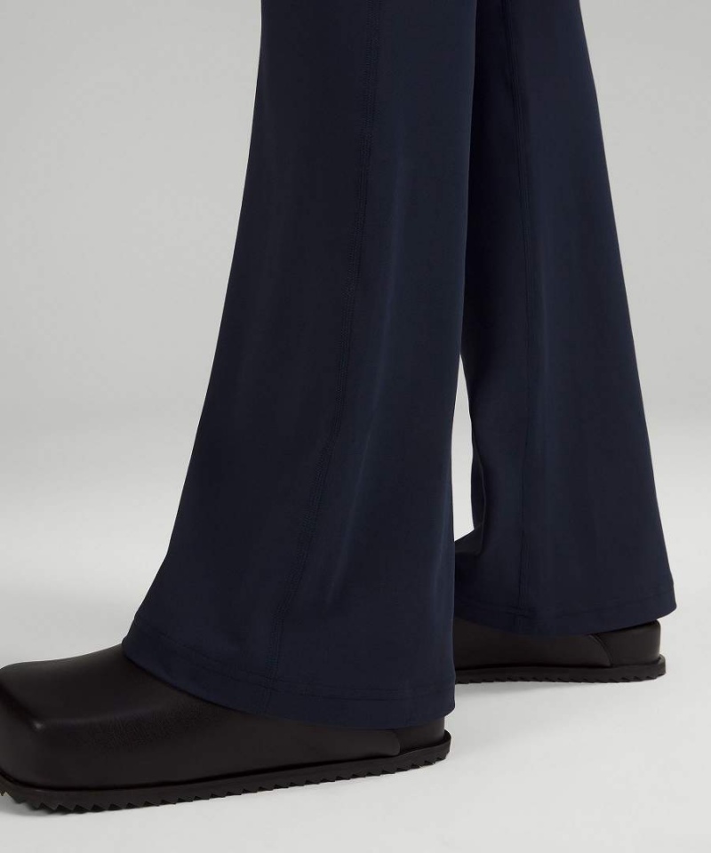 Leggins Lululemon Groove Super-High-Rise Flared Nulu Regular Mujer Azul Marino Chile | 054KNCQPV
