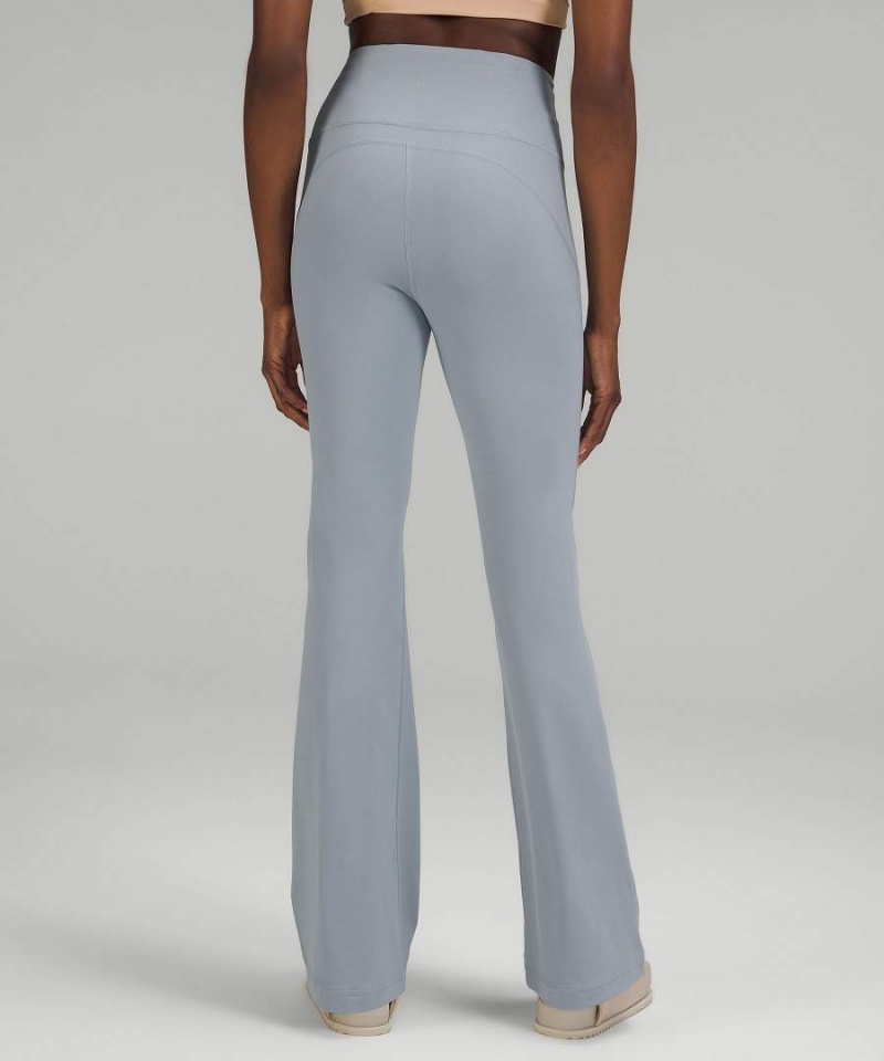 Leggins Lululemon Groove Super-High-Rise Flared Nulu Regular Mujer Azules Claro Chile | 032QBKXGC