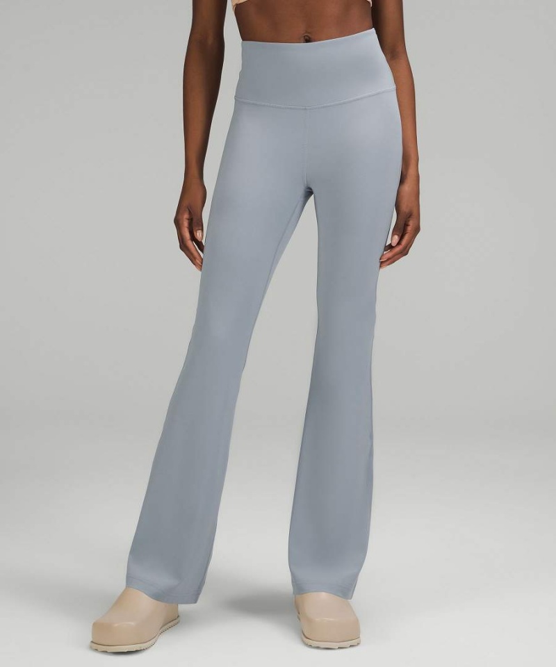 Leggins Lululemon Groove Super-High-Rise Flared Nulu Regular Mujer Azules Claro Chile | 032QBKXGC