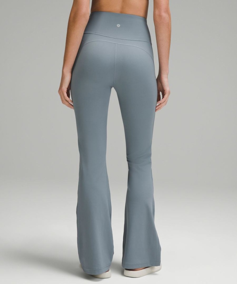 Leggins Lululemon Groove Super-High-Rise Flared Nulu Regular Mujer Azules Chile | 143JAWVRE