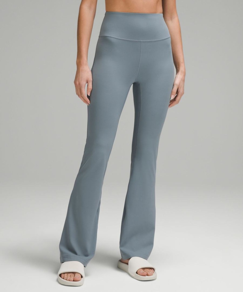 Leggins Lululemon Groove Super-High-Rise Flared Nulu Regular Mujer Azules Chile | 143JAWVRE