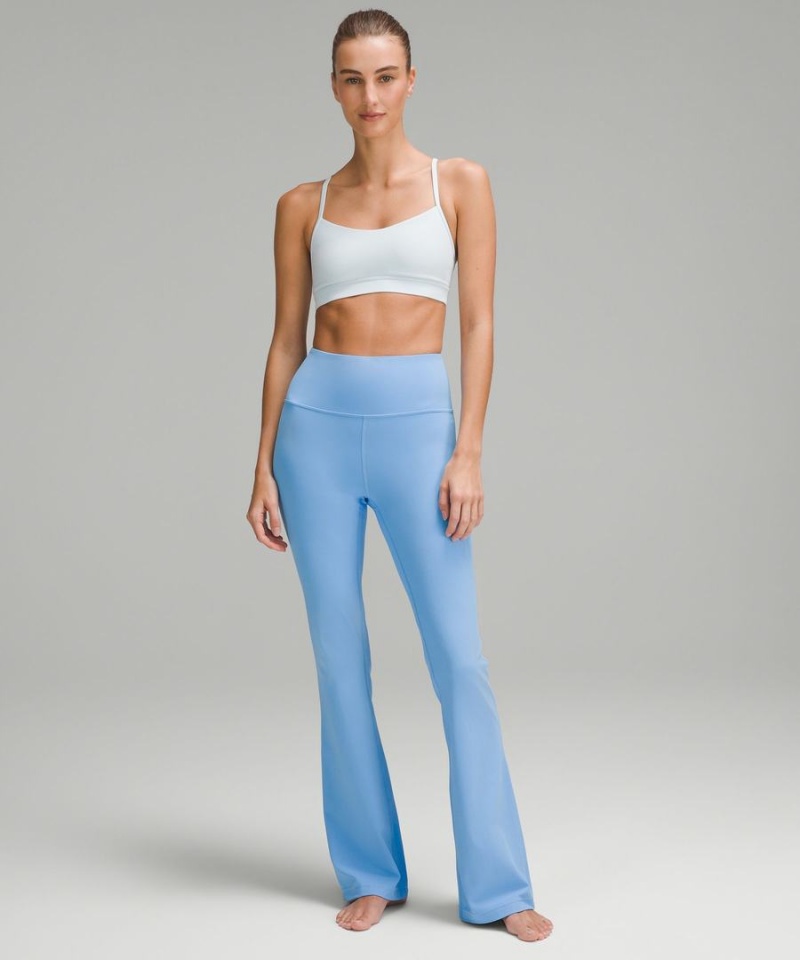 Leggins Lululemon Groove Super-High-Rise Flared Nulu Regular Mujer Azules Chile | 165KSLNTB