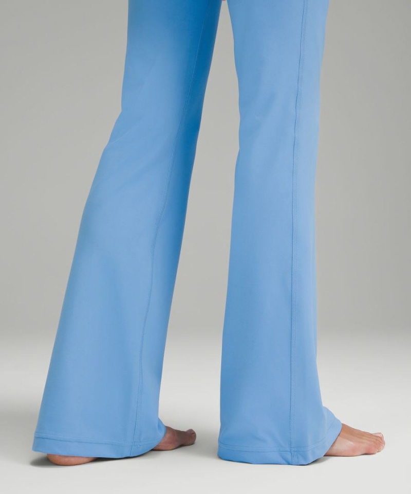 Leggins Lululemon Groove Super-High-Rise Flared Nulu Regular Mujer Azules Chile | 165KSLNTB