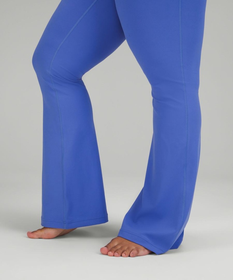 Leggins Lululemon Groove Super-High-Rise Flared Nulu Regular Mujer Indigo Chile | 402IVEXKB