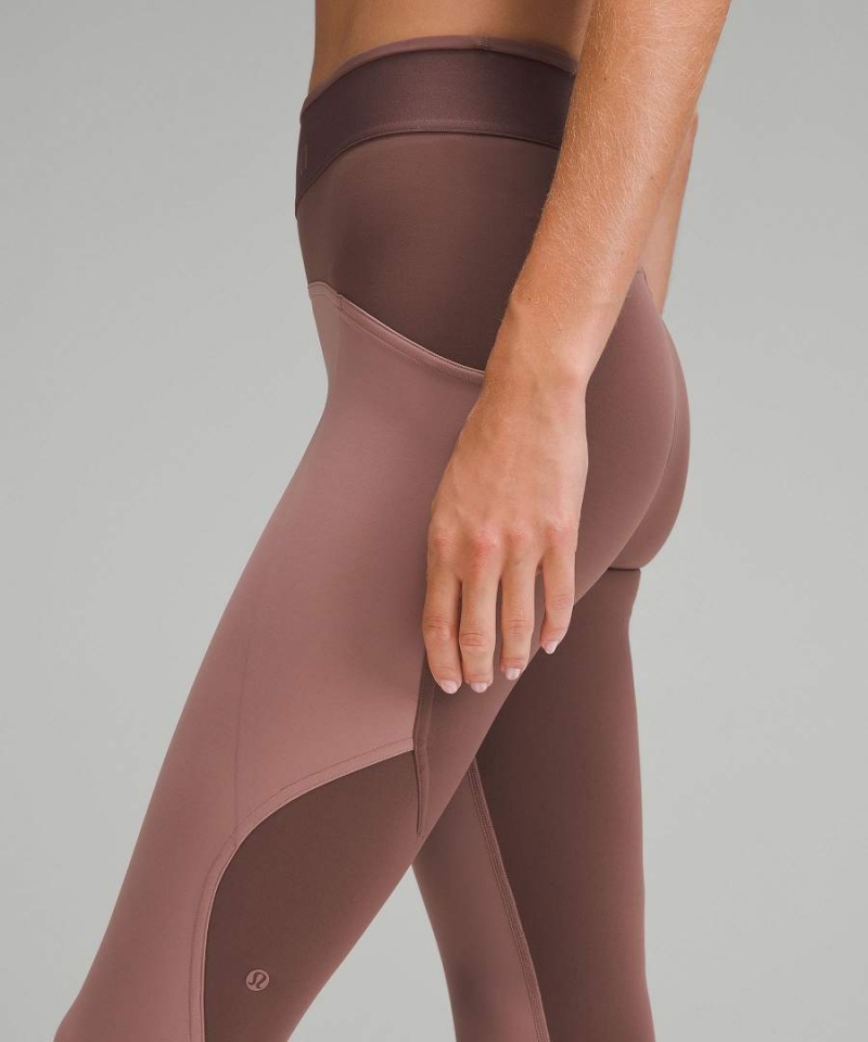 Leggins Lululemon Logo Waistband Everlux Entrenamiento Crop 15