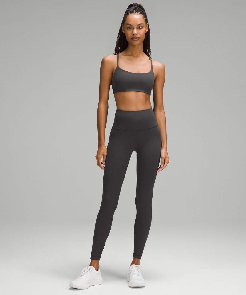Leggins Lululemon Wunder Train High-Rise Acanalado 28