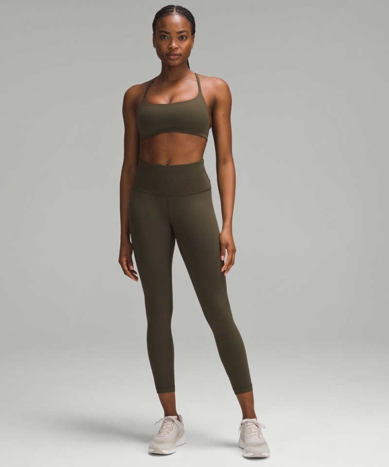 Leggins Lululemon Wunder Train High-Rise Acanalado 25