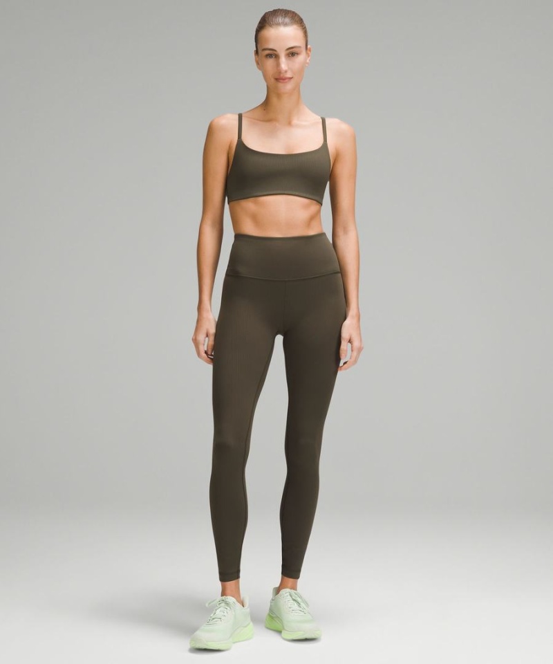 Leggins Lululemon Wunder Train High-Rise Acanalado 28