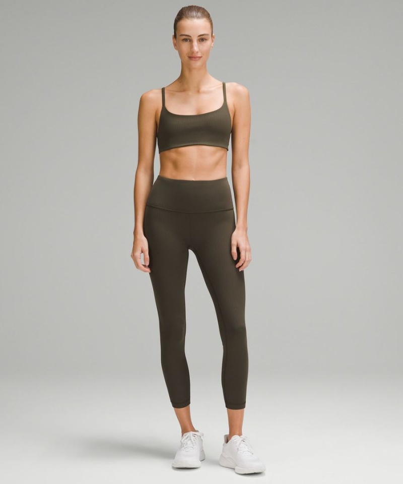 Leggins Lululemon Wunder Train High-Rise Acanalado Crop 23