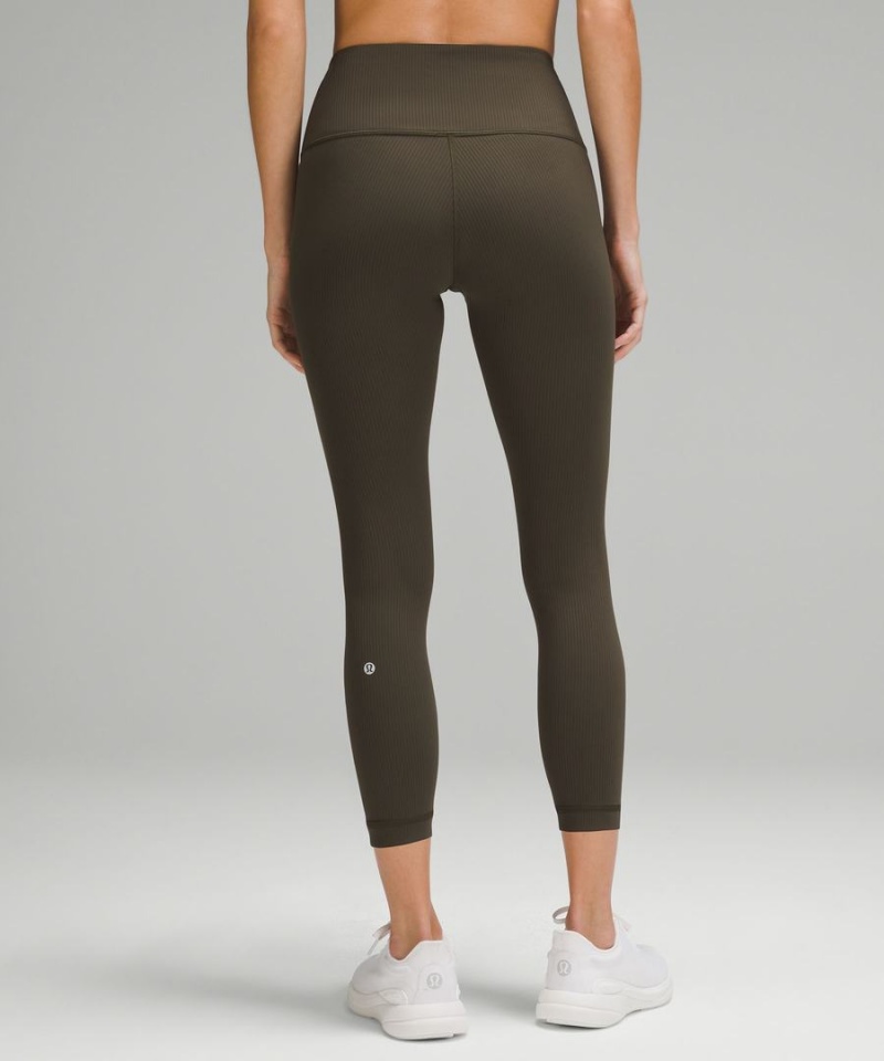 Leggins Lululemon Wunder Train High-Rise Acanalado Crop 23