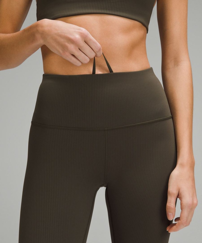 Leggins Lululemon Wunder Train High-Rise Acanalado Crop 23