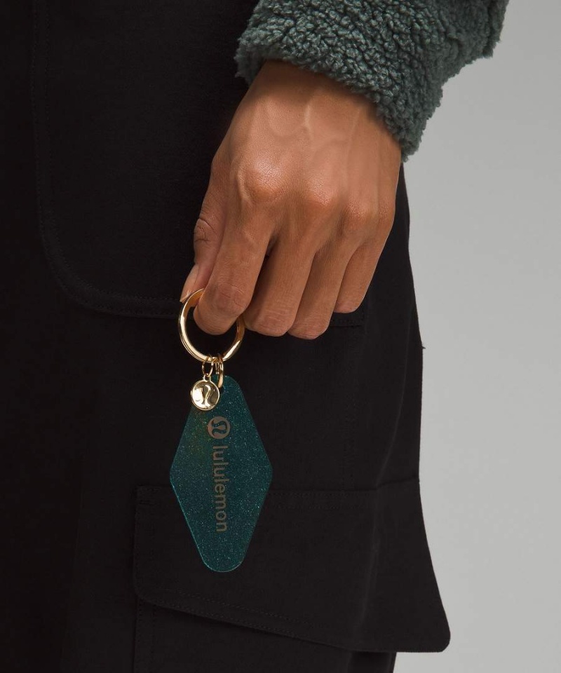 Llaveros Lululemon Diamond-Shaped Hotel Mujer Negras Marrones Doradas Chile | 610XAYZDO