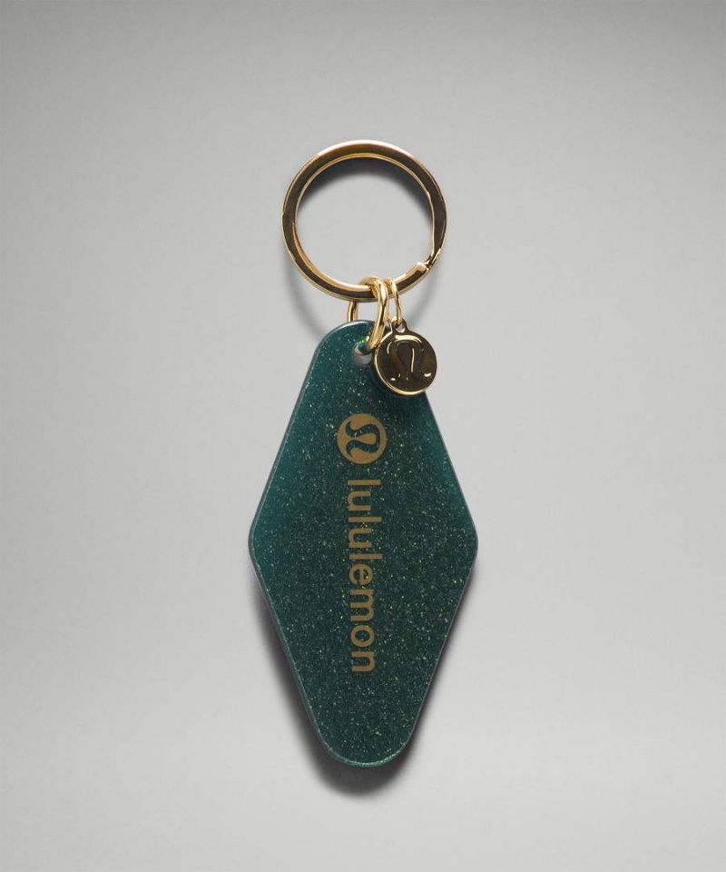 Llaveros Lululemon Diamond-Shaped Hotel Mujer Negras Marrones Doradas Chile | 610XAYZDO