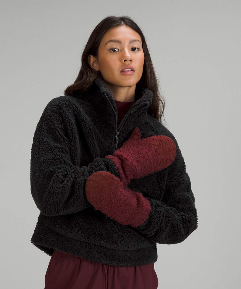Mitones Lululemon Ombre Knit Textured Mujer Rojas Burdeos Rojas Burdeos Chile | 203QARCXB