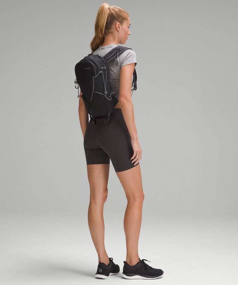 Mochilas Lululemon All Deporte 10L Hombre Negras Negras Gris Oscuro Chile | 487WPKGCM