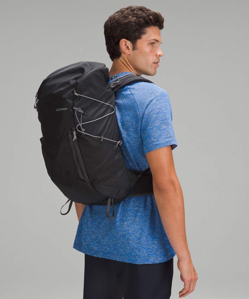 Mochilas Lululemon All Deporte 28L Mujer Negras Negras Gris Oscuro Chile | 104ITCKLF