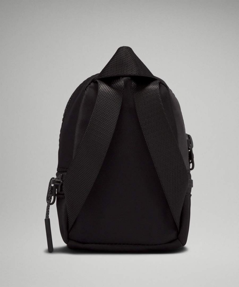 Mochilas Lululemon City Adventurer Nano Mujer Negras Doradas Chile | 978ASELZX