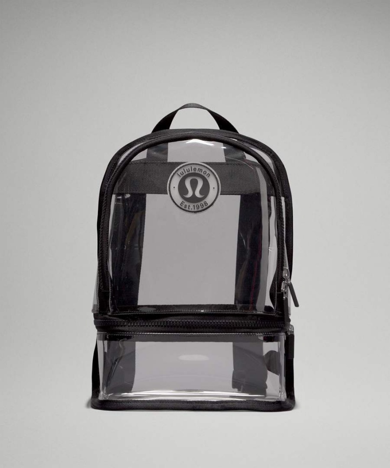 Mochilas Lululemon Clear Mini 10L Logo Mujer Negras Chile | 509GKRJAM