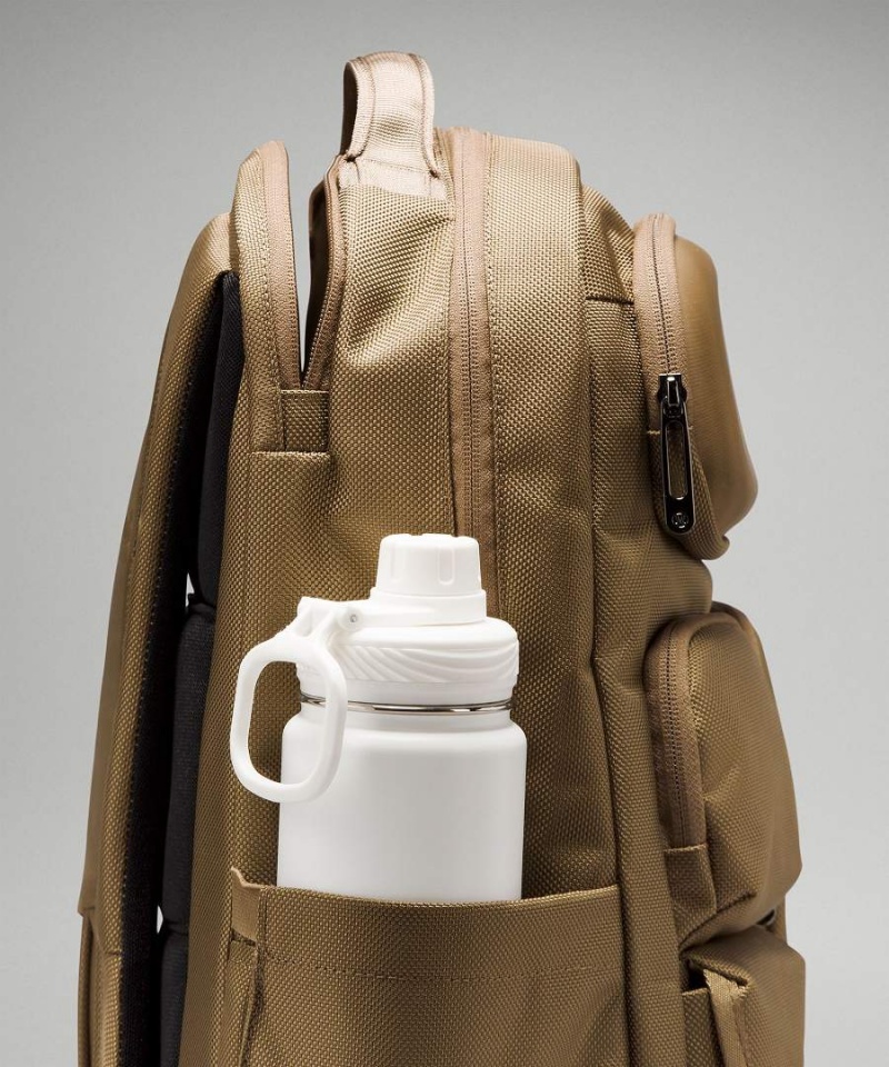 Mochilas Lululemon Cruiser 23L Hombre Kaki Chile | 382KMJNOX