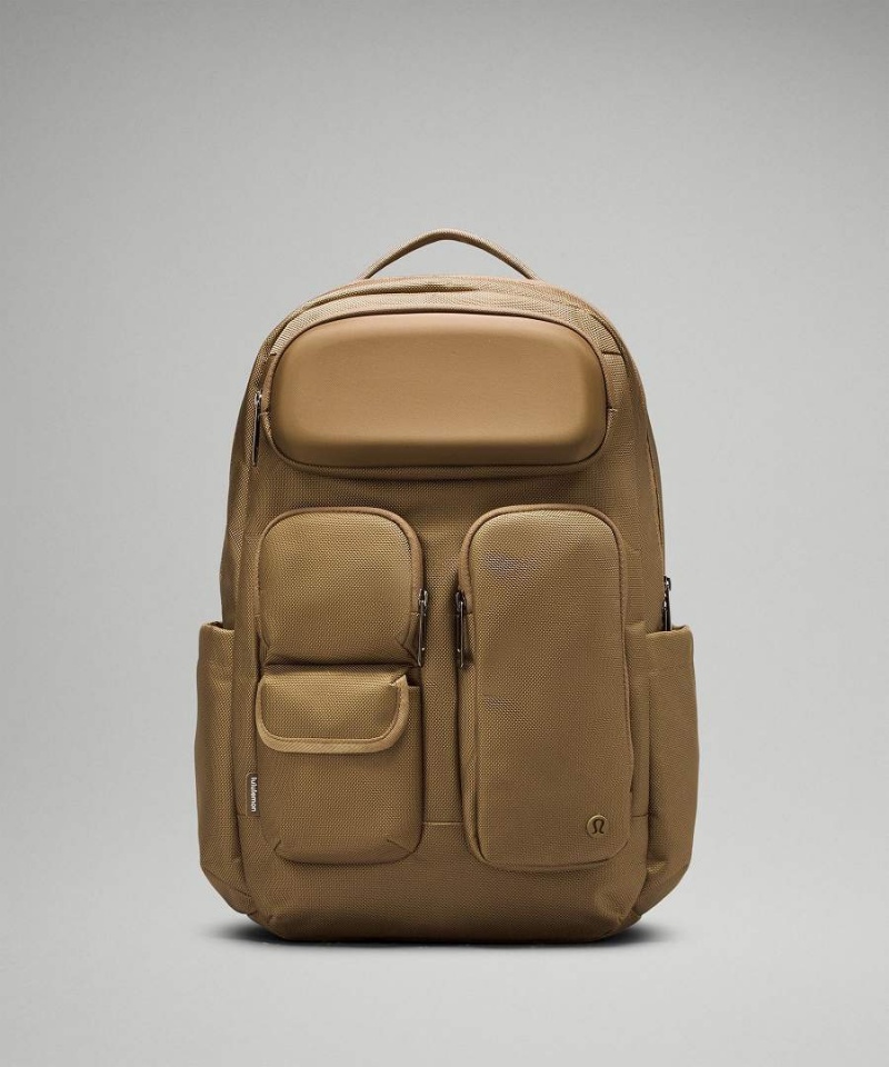 Mochilas Lululemon Cruiser 23L Hombre Kaki Chile | 382KMJNOX