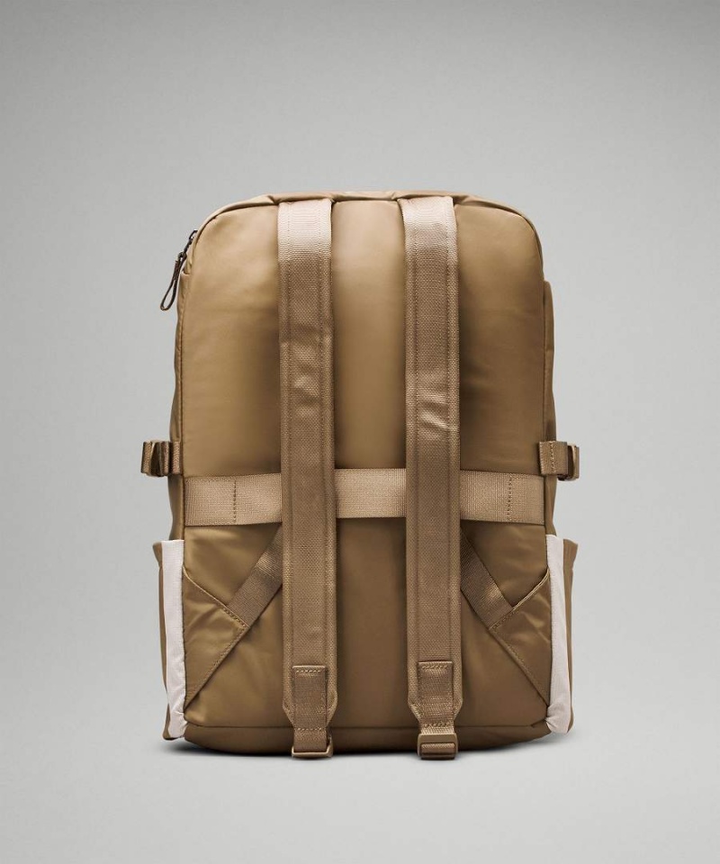 Mochilas Lululemon New Crew 22L Hombre Kaki Chile | 837CJGZFV