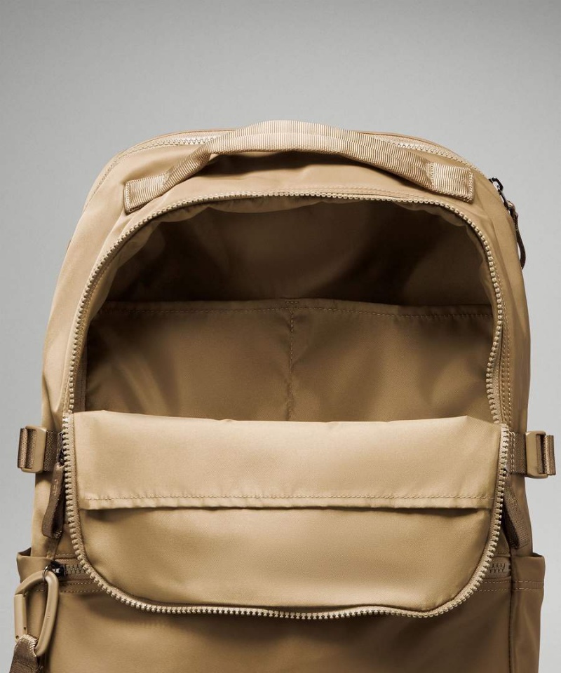 Mochilas Lululemon New Crew 22L Hombre Kaki Chile | 837CJGZFV