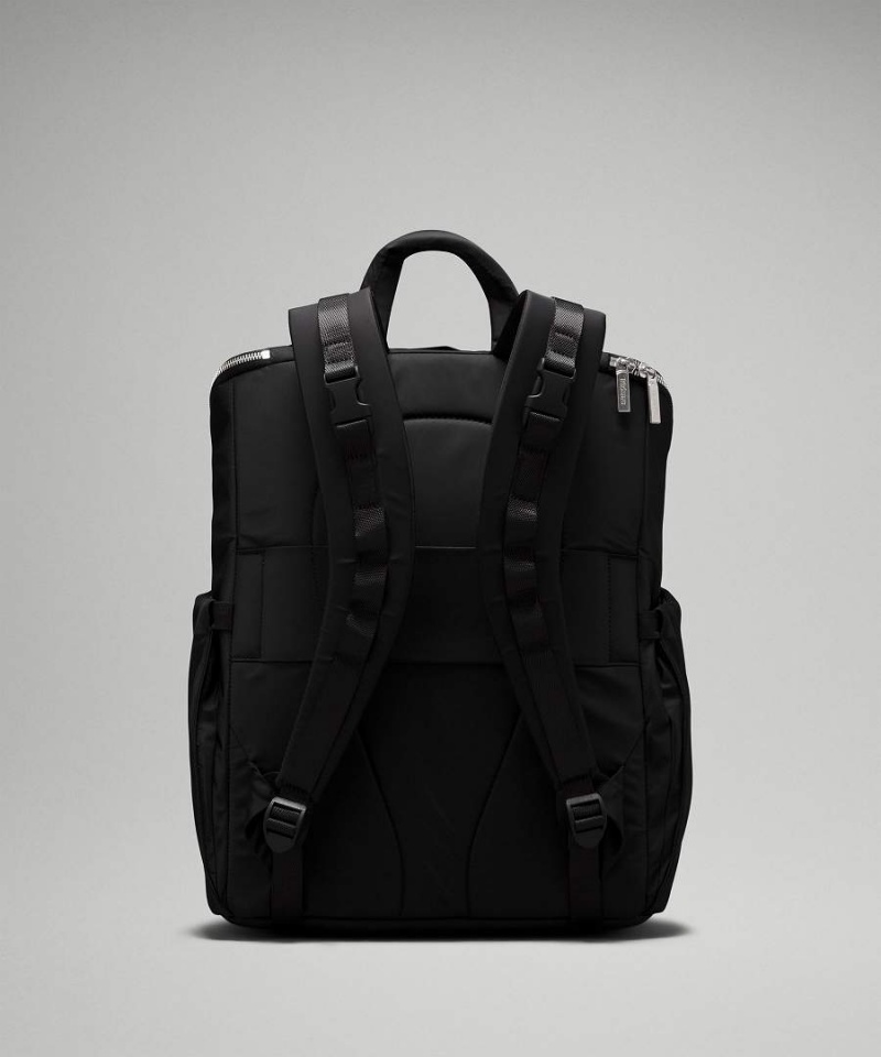 Mochilas Lululemon New Parent 17L Mujer Negras Plateadas Chile | 201EMHYFB