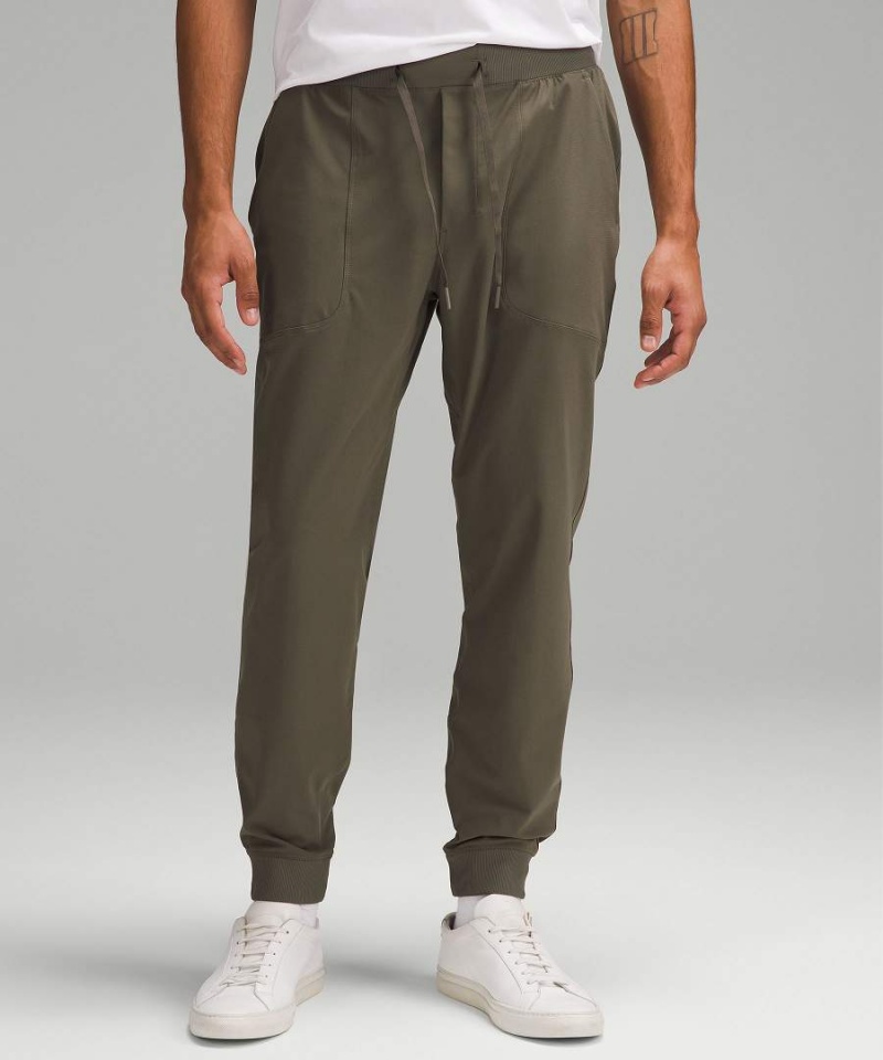 Pantalon Jogger Lululemon ABC Flaco-Fit Hombre Verde Oscuro Chile | 394FZSIKC