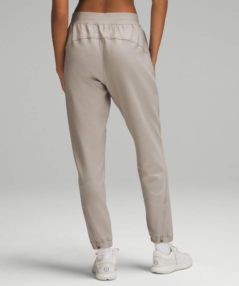 Pantalon Jogger Lululemon Adapted State High-Rise Fleece Full Length Mujer Gris Chile | 218QJLUOD