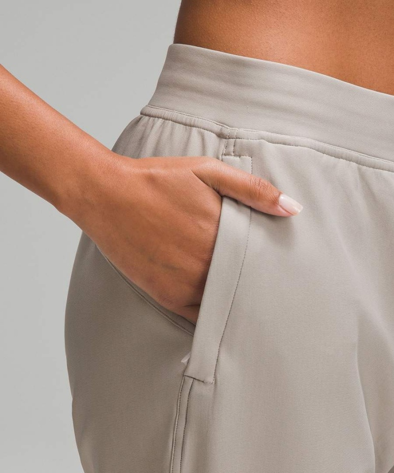 Pantalon Jogger Lululemon Adapted State High-Rise Fleece Full Length Mujer Gris Chile | 218QJLUOD