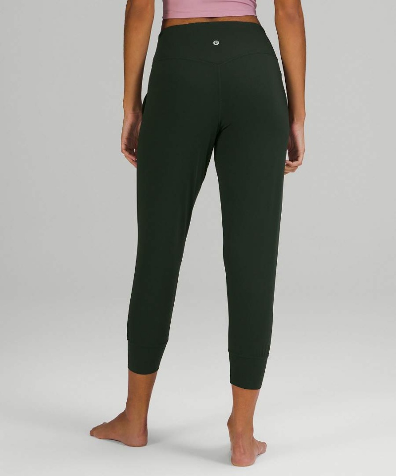 Pantalon Jogger Lululemon Align™ High-Rise Cropped Mujer Marrones Verde Chile | 972TSPJAM