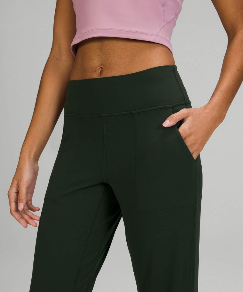 Pantalon Jogger Lululemon Align™ High-Rise Cropped Mujer Marrones Verde Chile | 972TSPJAM