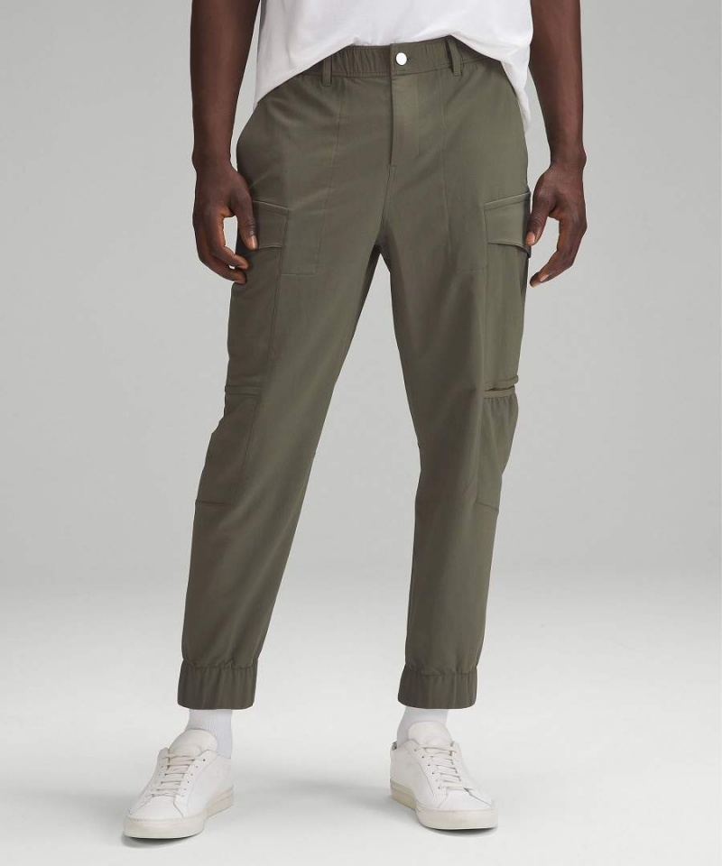 Pantalon Jogger Lululemon Cargo Pocket Hombre Verde Oliva Chile | 943IRGHYD