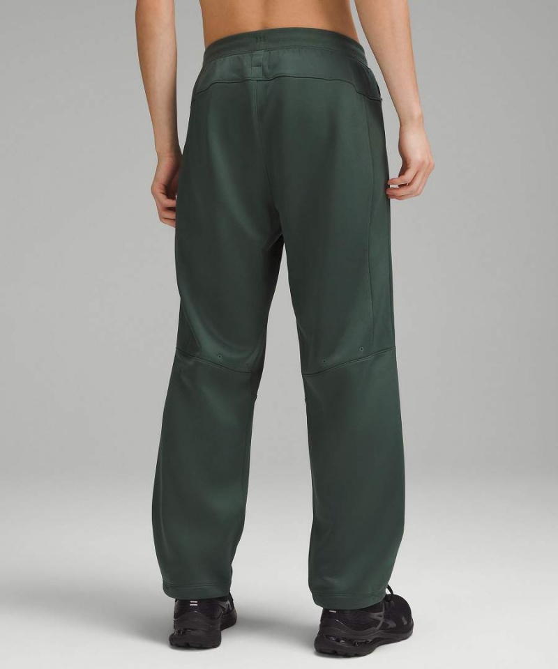 Pantalon Jogger Lululemon Fleece Entrenamiento Pista Hombre Verde Oscuro Chile | 026XNUSWO