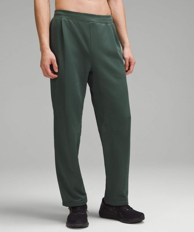 Pantalon Jogger Lululemon Fleece Entrenamiento Pista Hombre Verde Oscuro Chile | 026XNUSWO