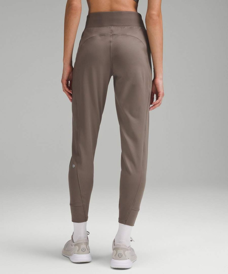 Pantalon Jogger Lululemon It's Rulu Run Fleece High-Rise Full Length Mujer Gris Chile | 620XJYHWS
