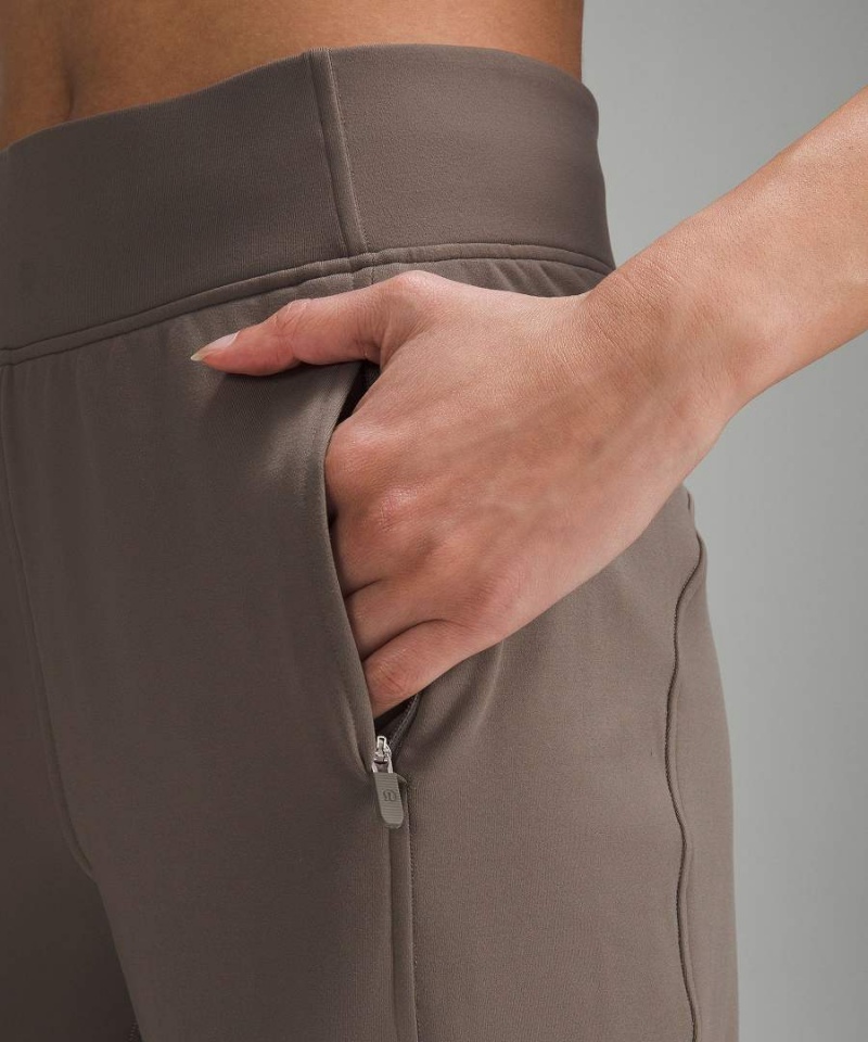 Pantalon Jogger Lululemon It's Rulu Run Fleece High-Rise Full Length Mujer Gris Chile | 620XJYHWS