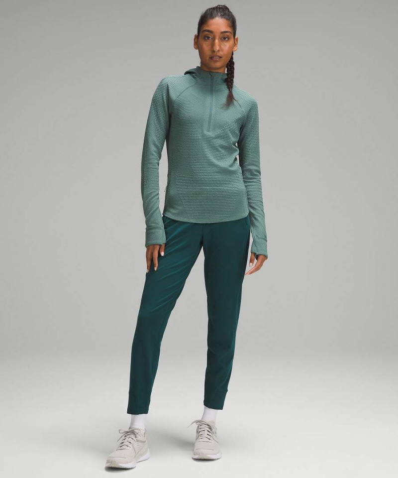 Pantalon Jogger Lululemon It's Rulu Run Fleece High-Rise Full Length Mujer Turquesa Chile | 830WGYJZE