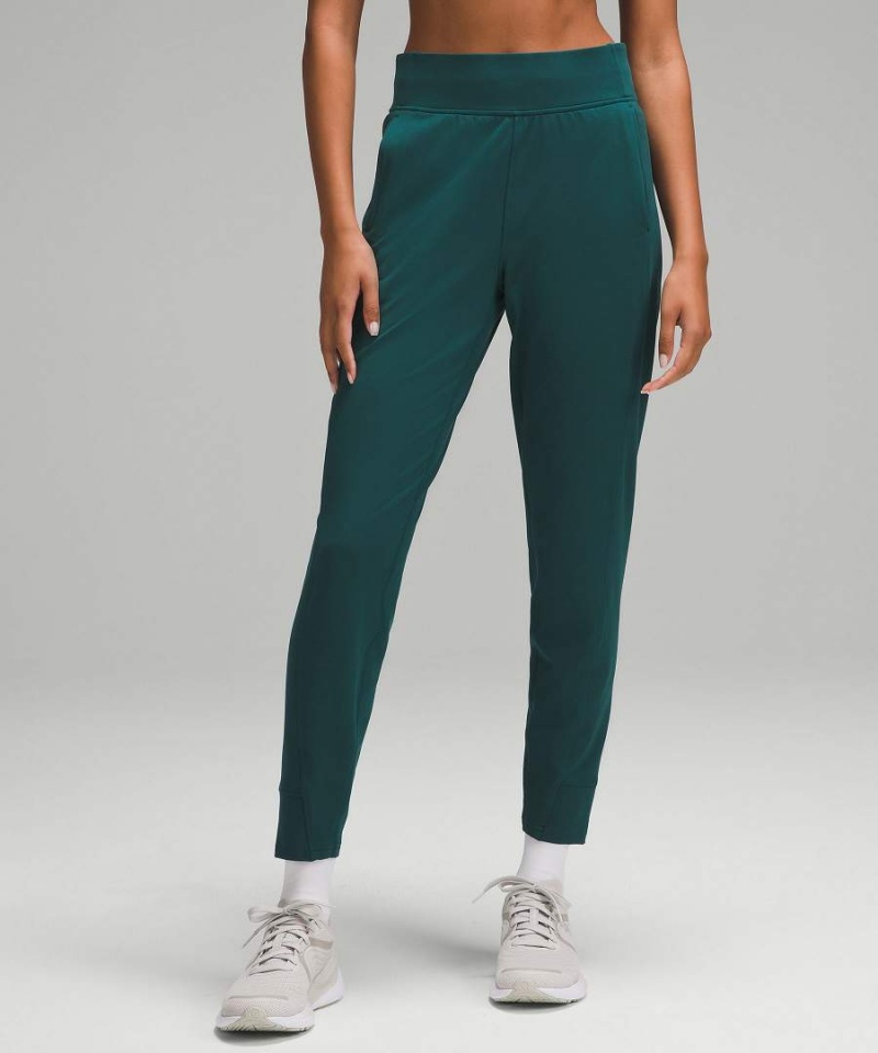 Pantalon Jogger Lululemon It\'s Rulu Run Fleece High-Rise Full Length Mujer Turquesa Chile | 830WGYJZE
