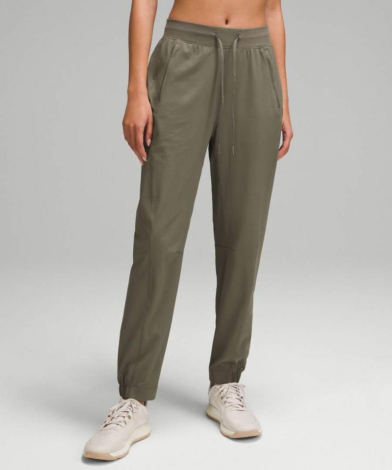 Pantalon Jogger Lululemon License to Train High-Rise Mujer Verde Oscuro Chile | 372UXGCFW