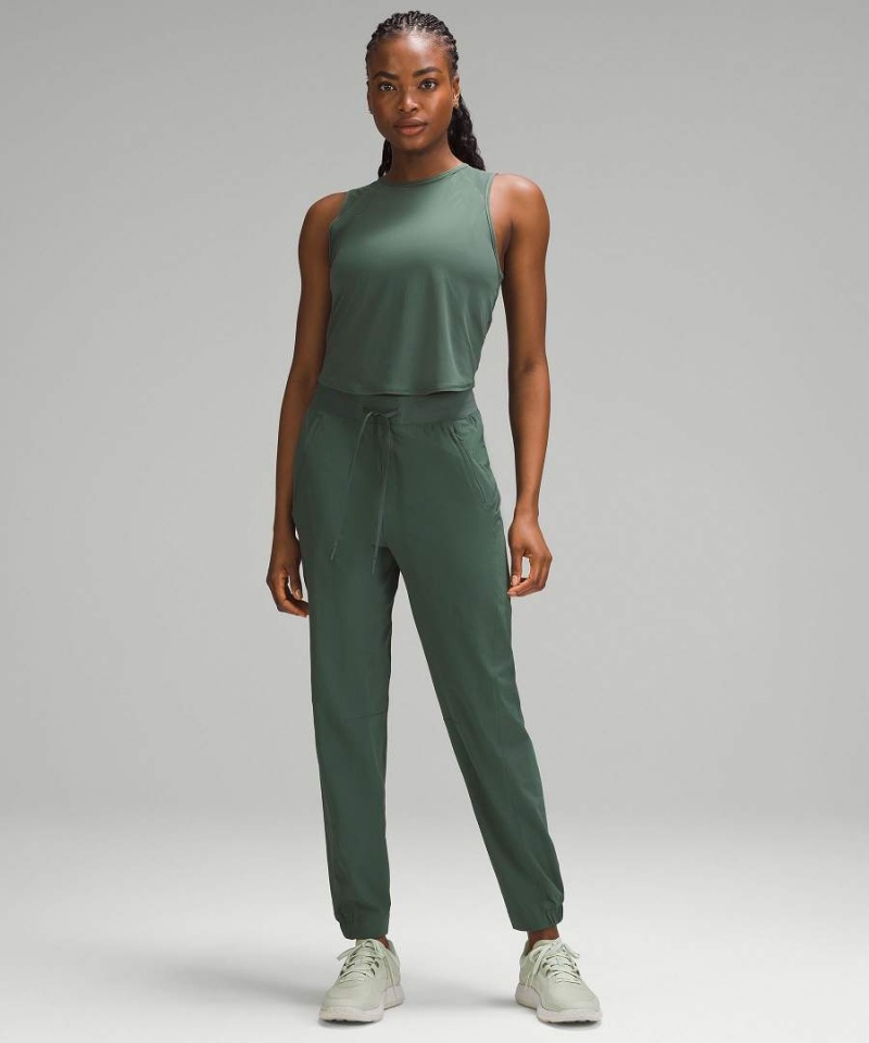 Pantalon Jogger Lululemon License to Train High-Rise Mujer Verde Oscuro Chile | 128DSTAVX