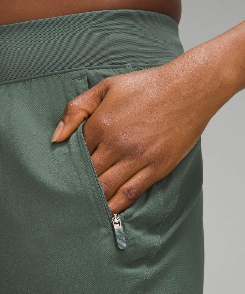 Pantalon Jogger Lululemon License to Train High-Rise Mujer Verde Oscuro Chile | 128DSTAVX